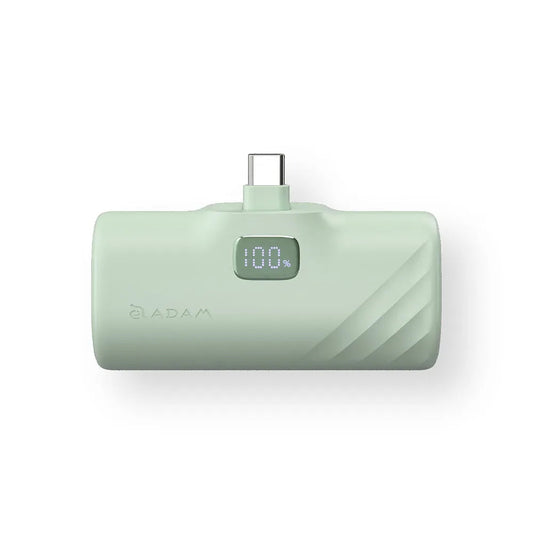 ADAM elements GRAVITY F5C USB-C Pocket Power Bank 5000mAh - Green
