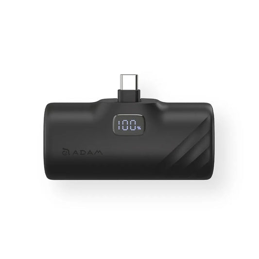 ADAM elements GRAVITY F5C USB-C Pocket Power Bank 5000mAh - Black