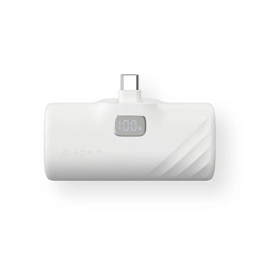 ADAM elements GRAVITY F5C USB-C Pocket Power Bank 5000mAh - White