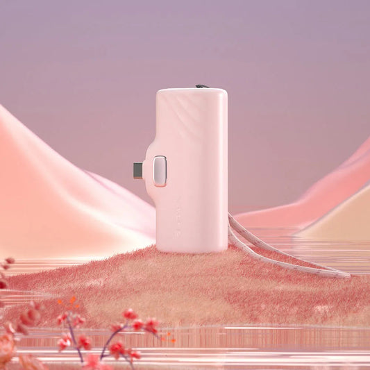 ADAM elements GRAVITY F5C USB-C Pocket Power Bank 5000mAh - Pink
