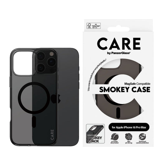 CARE by PanzerGlass® Case Flagship Smokey w. MagSafe iPhone 16 Pro Max