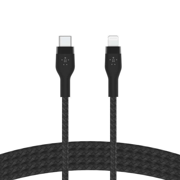 Belkin USB-C TO LTG, BRAID SIL, 2M, BLK