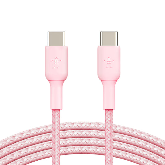Belkin Braided USB-C to USB-C Cable 60W - Pink(2m)