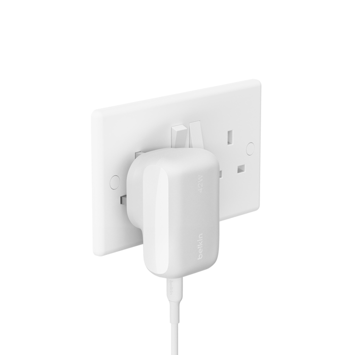 Belkin BoostCharge Dual Wall Charger 42W - White
