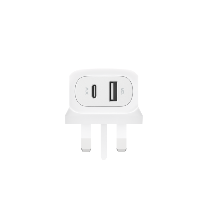 Belkin BoostCharge Dual Wall Charger 42W - White