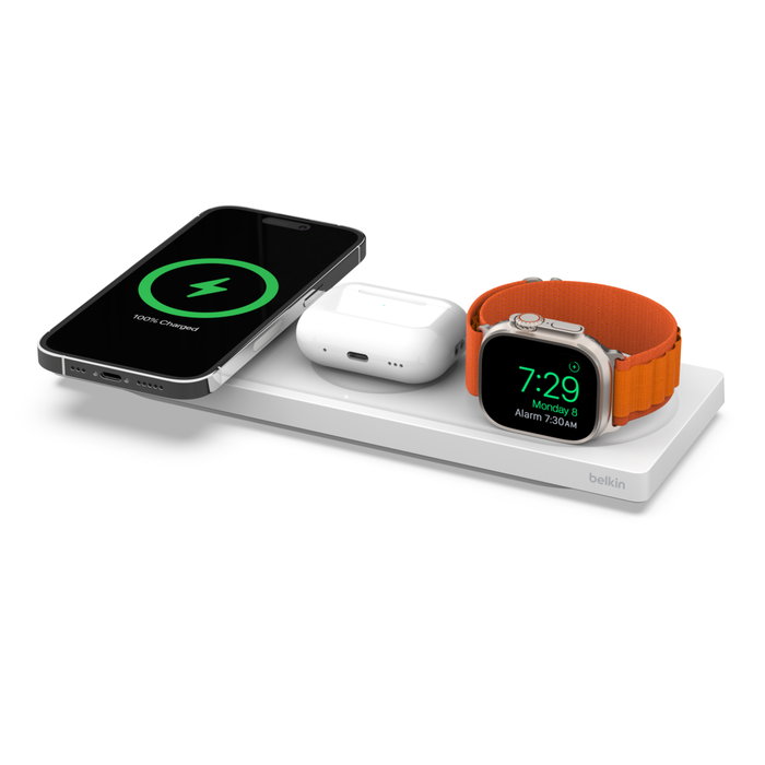 Belkin BOOST CHARGE PRO 3-in-1 Wireless Charging Pad with MagSafe