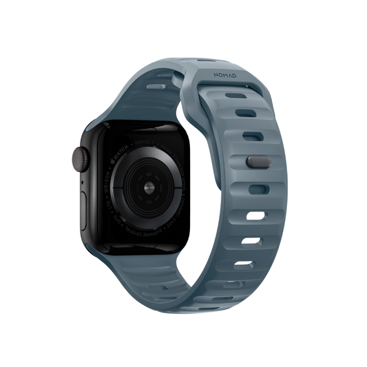 Nomad Sport Strap (Version 2) - Apple Watch 41/40/38mm (Series SE/7/6/5/4/3/2) | Marine Blue