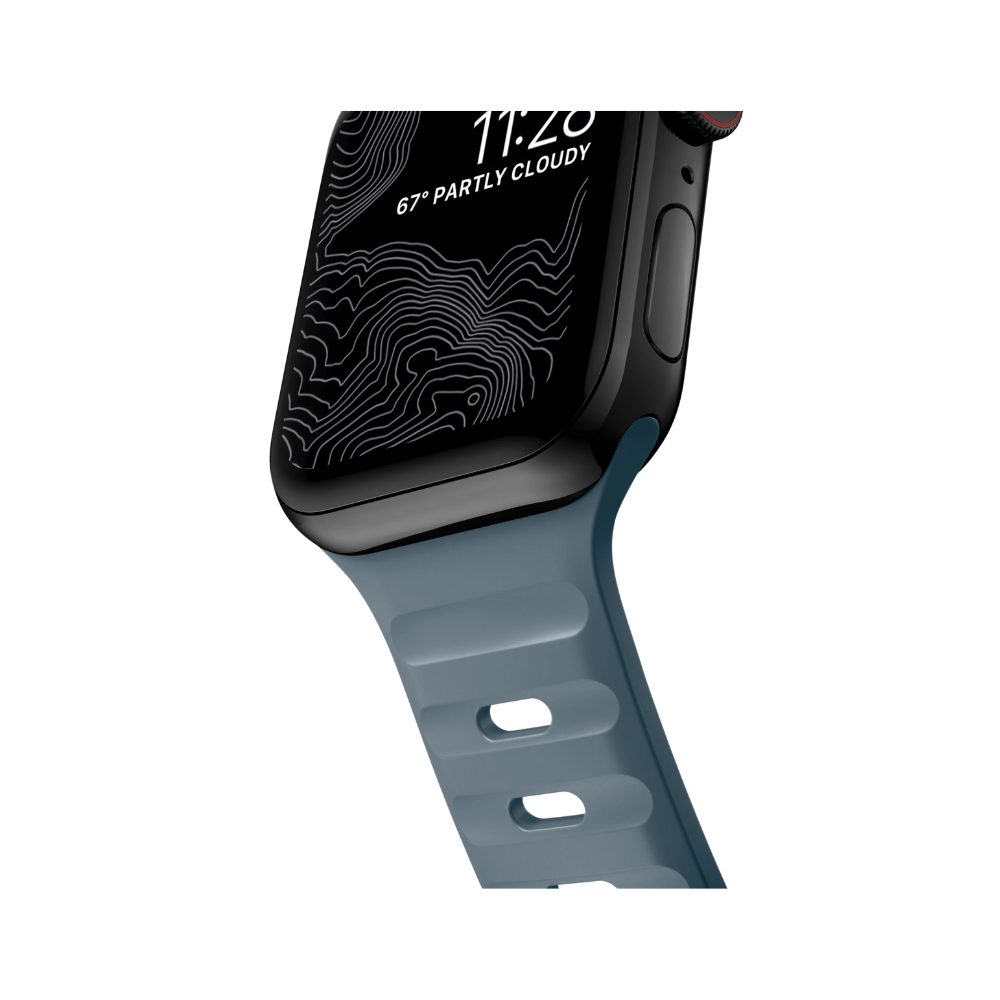 Nomad Sport Strap (Version 2) - Apple Watch 41/40/38mm (Series SE/7/6/5/4/3/2) | Marine Blue