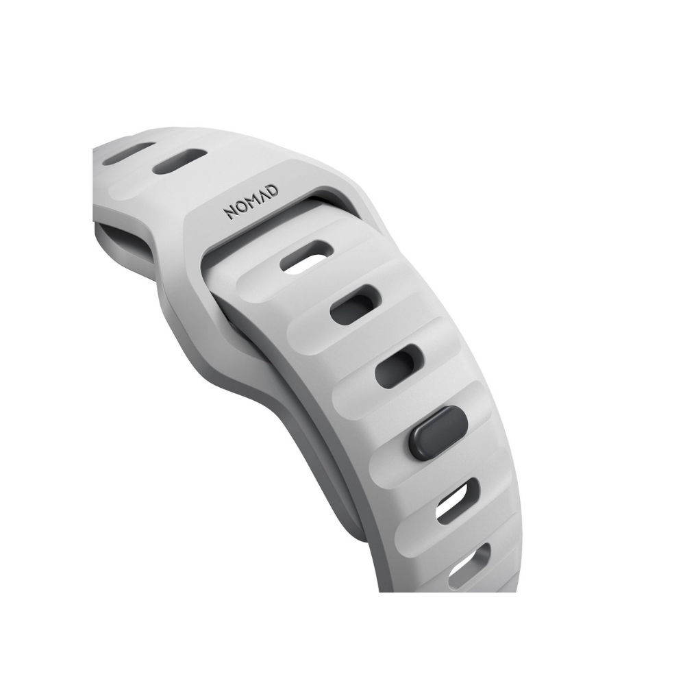 Nomad Sport Strap (Version 2) - Apple Watch 41/40/38mm (Series SE/7/6/5/4/3/2) | Lunar Gray