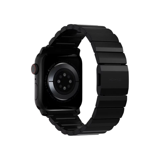 Nomad Titanium Band (Version 2) for Apple Watch 45/44/42mm - Black Hardware