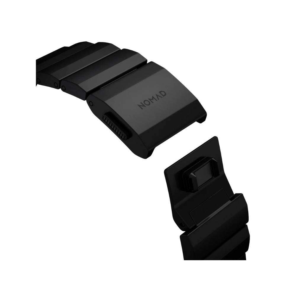Nomad Titanium Band (Version 2) for Apple Watch 45/44/42mm - Black Hardware
