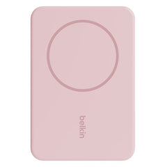 Belkin BOOST CHARGE Magnetic Wireless + Stand Power Bank, Pink 5000mAh