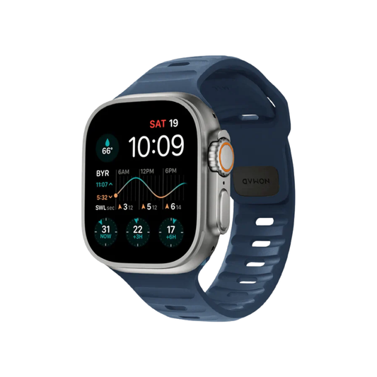 Nomad Sport Strap (Version 2) Apple Watch 49/45/44/42mm (Series SE/Ultra/8/7/6/5/4/3/2) - Atlantic Blue