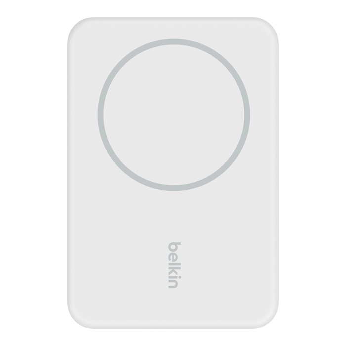 Belkin BOOST CHARGE Magnetic Wireless + Stand Power Bank, White 5000mAh