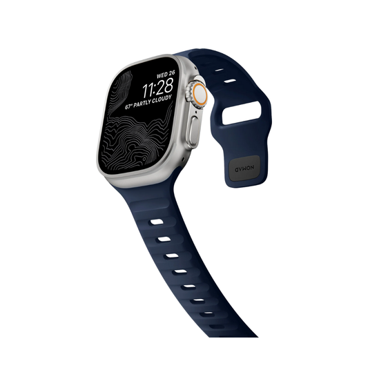 Nomad Sport Strap (Version 2) Apple Watch 49/45/44/42mm (Series SE/Ultra/8/7/6/5/4/3/2) - Atlantic Blue
