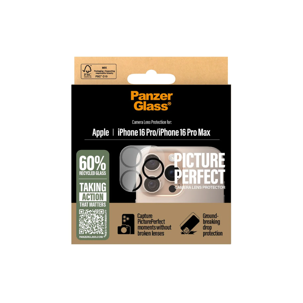 PanzerGlass Camera Lens Protector Picture Perfect Apple iPhone 16 Pro/ 16 Pro Max