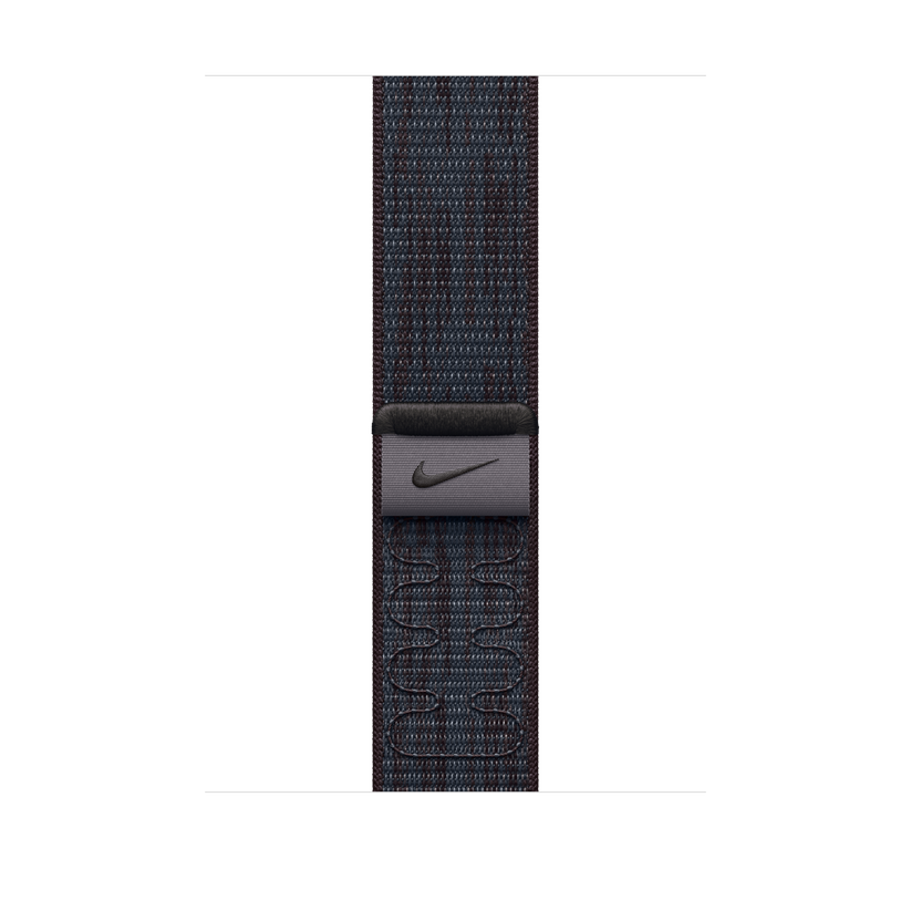 46mm Black/Blue Nike Sport Loop