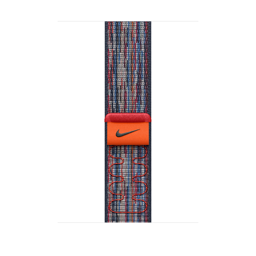 46mm Blue/Red Nike Sport Loop