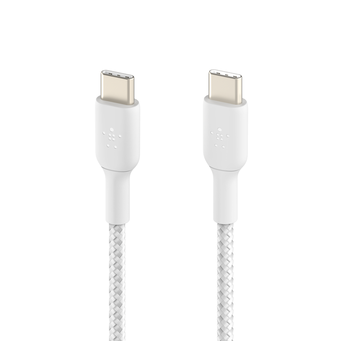 Belkin Braided USB-C to USB-C Cable 60W - White(1m)