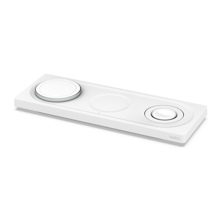 Belkin BOOST CHARGE PRO 3-in-1 Wireless Charging Pad with MagSafe (White)