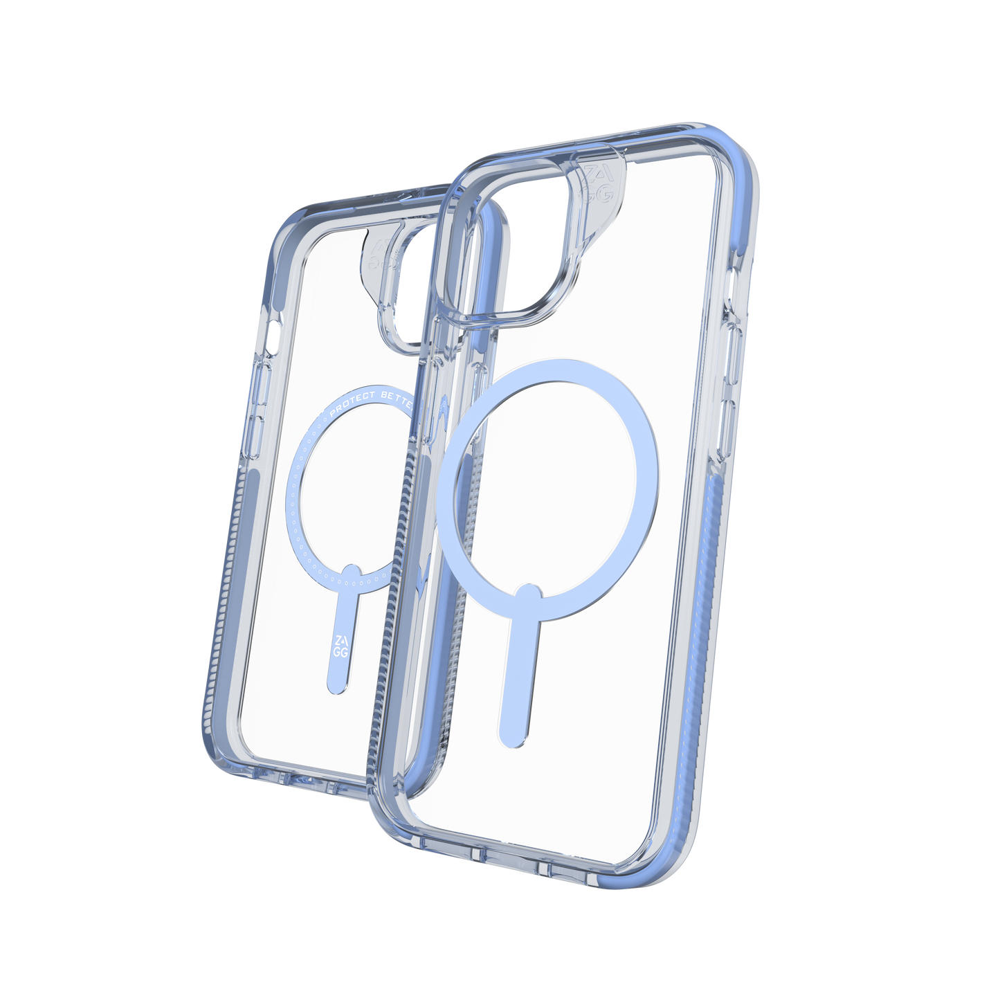 ZAGG Cases Santa Cruz Snap Ring Stand Apple iPhone 15 Pro Max - Blue
