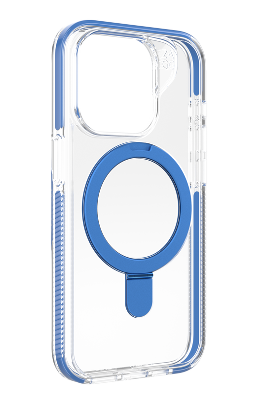 ZAGG Cases Santa Cruz Snap Ring Stand Apple iPhone 15 Pro Max - Blue