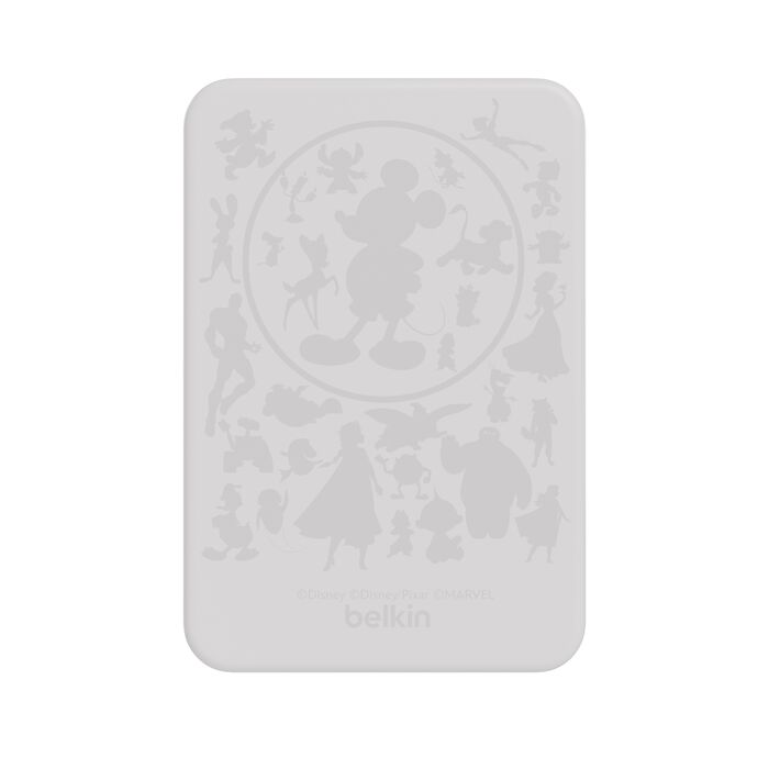 Belkin 5K Magnetic Wireless Power bank+Kickstand - White/D100