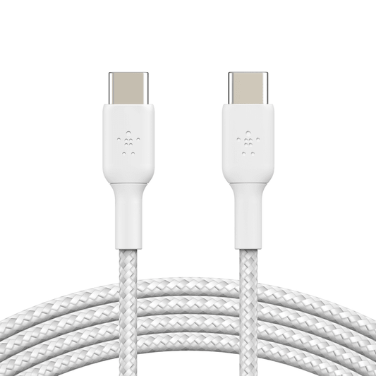 Belkin Braided USB-C to USB-C Cable 60W - White(1m)