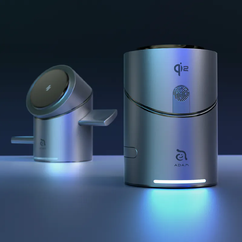 Adam Elements Mag Tube Qi2 3-in-1 Intelligent Charging Station