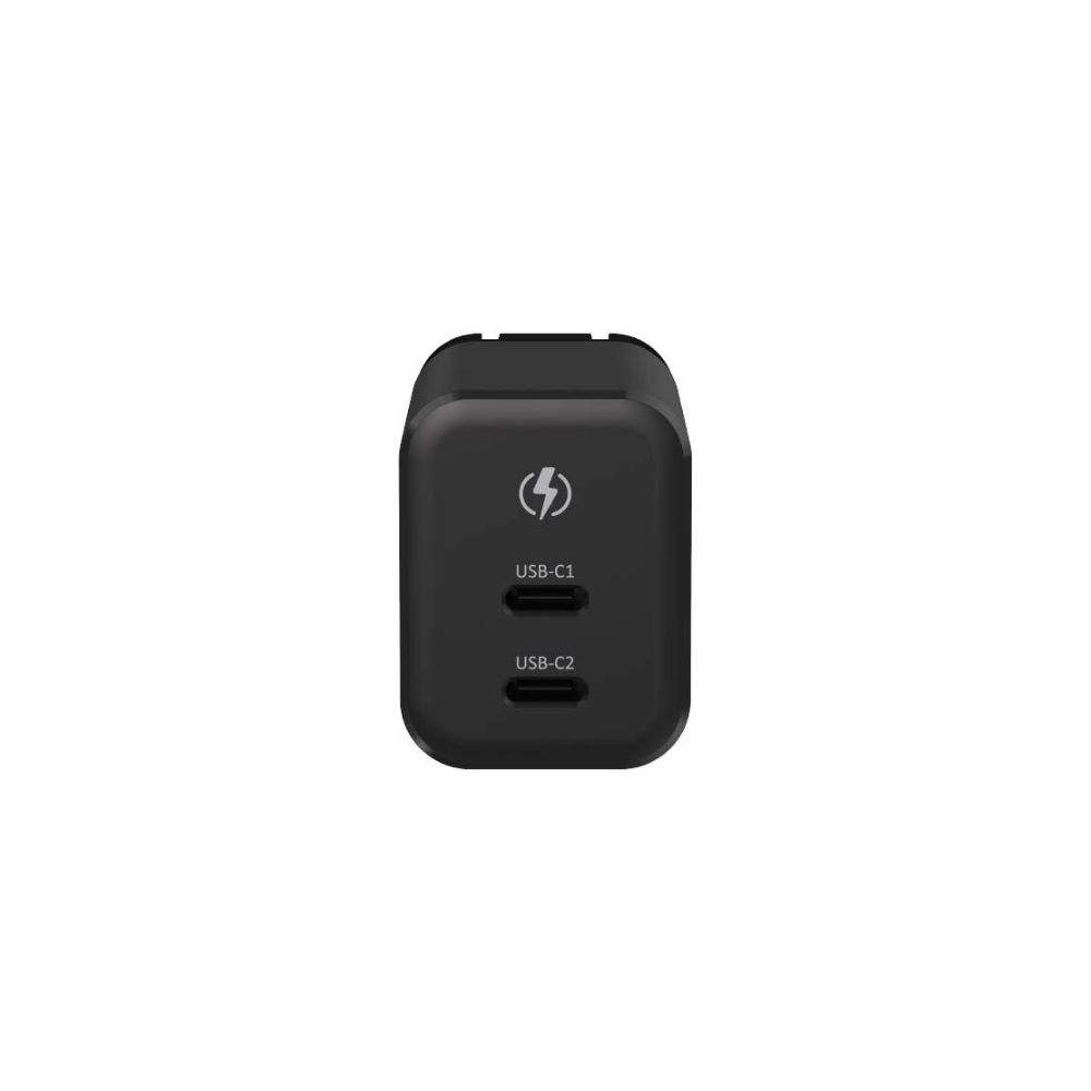 ADAM elements OMNIA X45C GaN 45W Dual USB-C Port Compact Wall Charger - Black