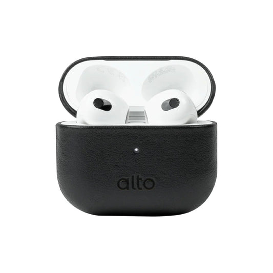 Alto AirPods 3 Leather Case - Raven