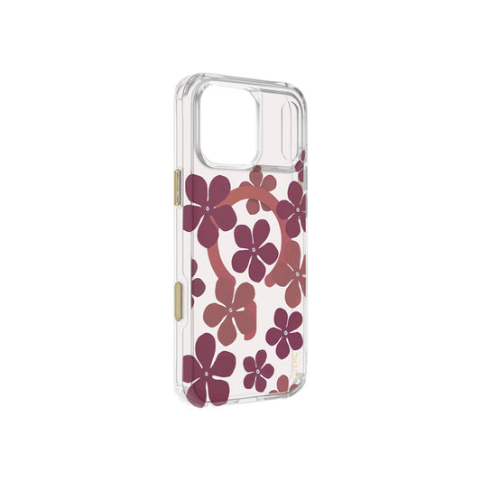 Uniq Coehl Mila Magnetic Charging Case for iPhone 18 Pro Max 6.9 - Crimson Bloom