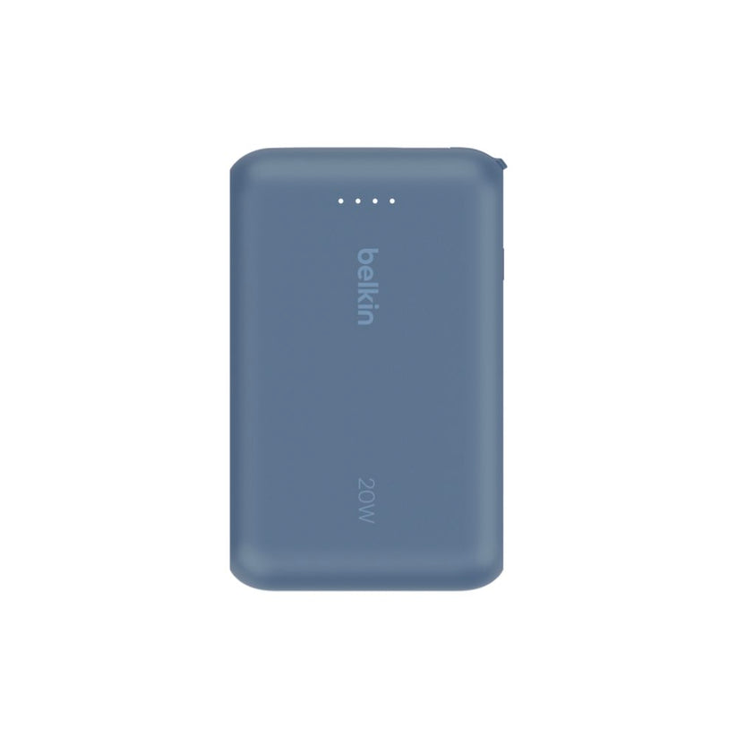 Belkin Boostcharge Power Bank 10K Pd With Intergrated Cable - Blue