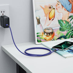 Aukey Kevlar MFi 18W USB C to Lightning Performance Cable - 1.2M