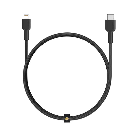 Aukey MFi Braided USB C to Lightning Fast Charging Cable 5V/9V/15V - 1.2m