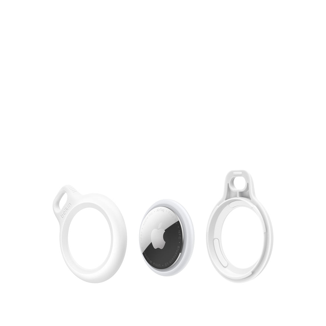 Belkin AirTag Case with Strap - White