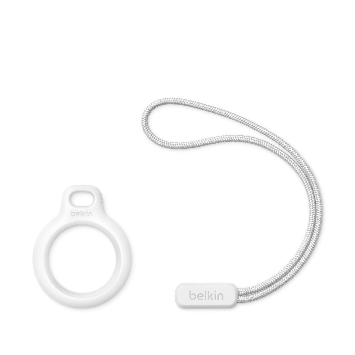 Belkin AirTag Case with Strap - White
