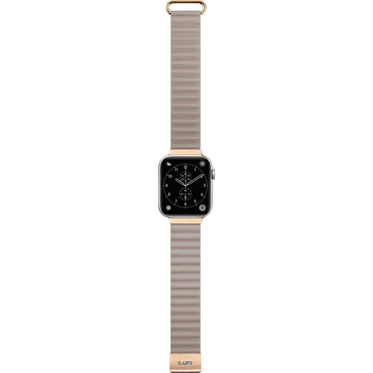 Laut Luxe Watch Strap for Apple Watch 49/45/44/42mm ( Series 4-11/SE 1-3 /Ultra 1-3) - Beige