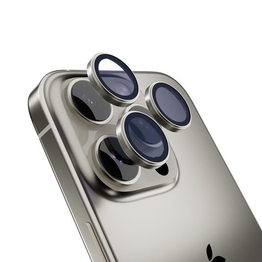 Mageasy iPhone 16 Pro/Pro Max Lenz Sapphire Lens Protector Titanium