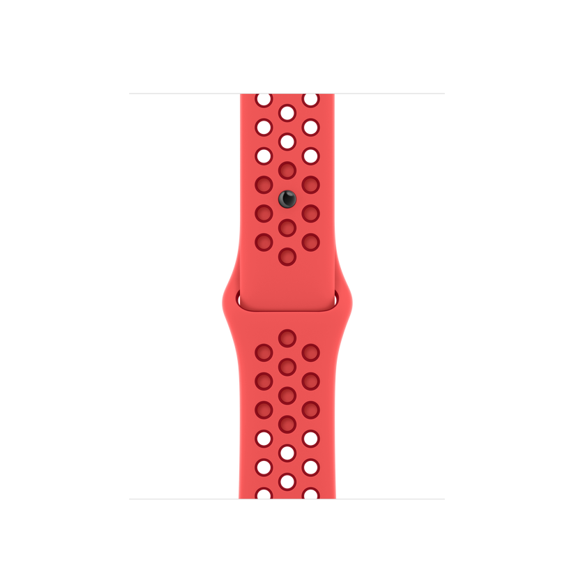 41mm Bright Crimson/Gym Red Nike Sport Band