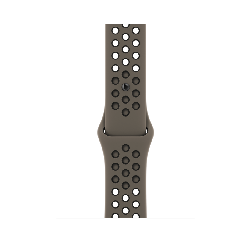45mm Olive Grey/Black Nike Sport Band
