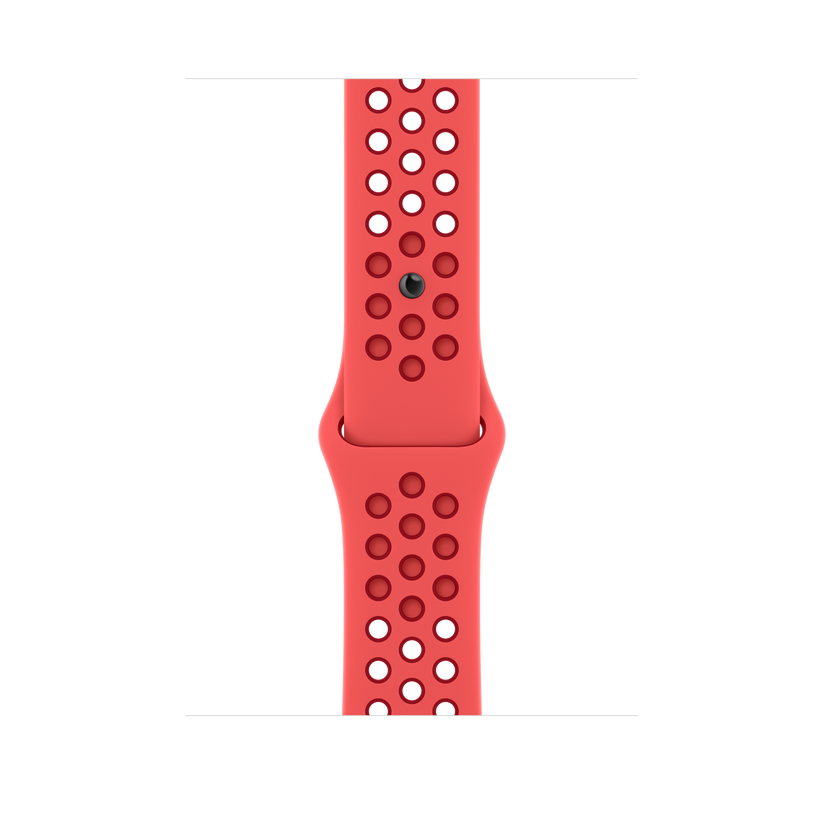 45mm Bright Crimson/Gym Red Nike Sport Band