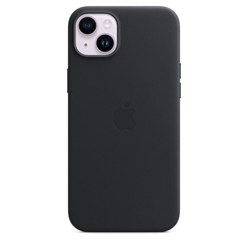iPhone 14 Plus Leather Case with MagSafe - Ink