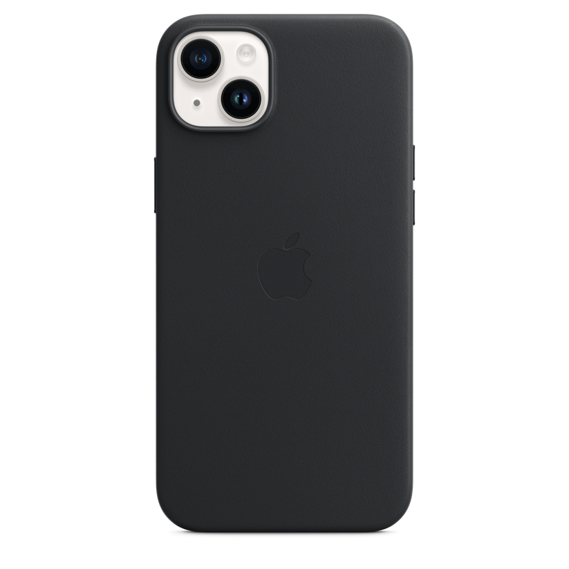 iPhone 14 Plus Leather Case with MagSafe - Ink