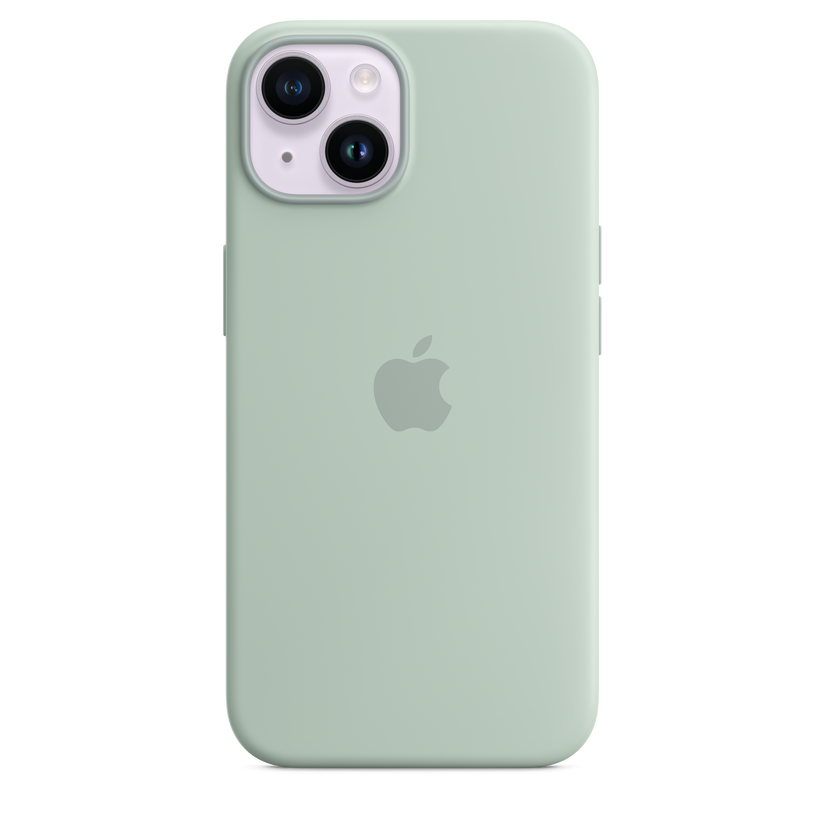 iPhone 14 Silicone Case with MagSafe - Succulent