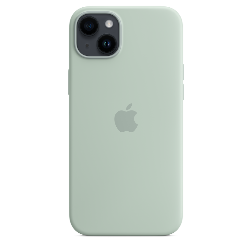 iPhone 14 Plus Silicone Case with MagSafe - Succulent