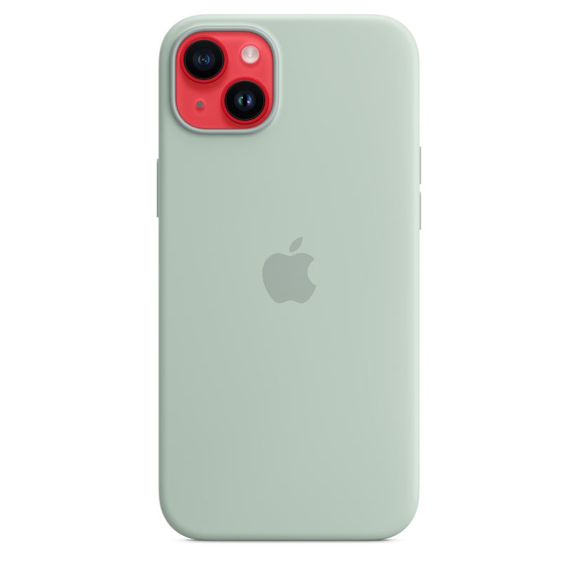 iPhone 14 Plus Silicone Case with MagSafe - Succulent