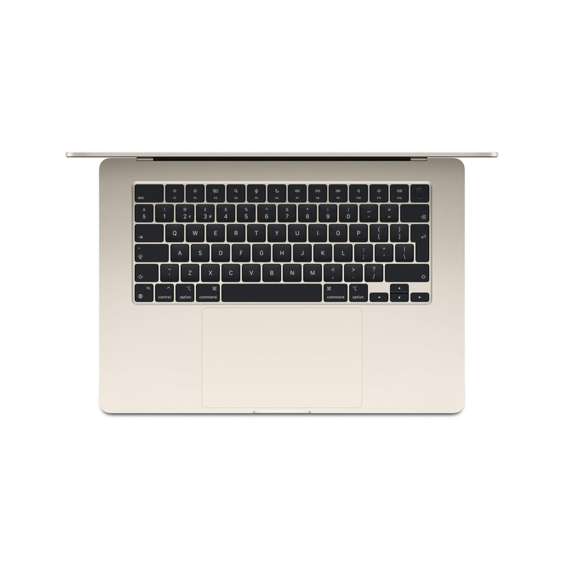 15-inch MacBook Air: Apple M3 chip with 8‑core CPU and 10‑core GPU, 256GB SSD - Starlight