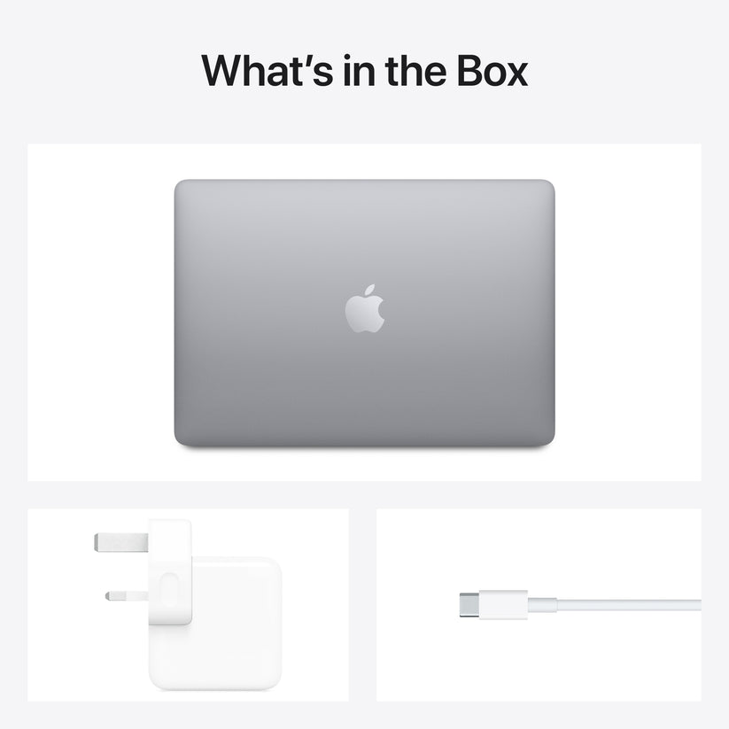 13-inch MacBook Air: Apple M1 chip with 8-core CPU and 7-core GPU, 256GB - Space Grey