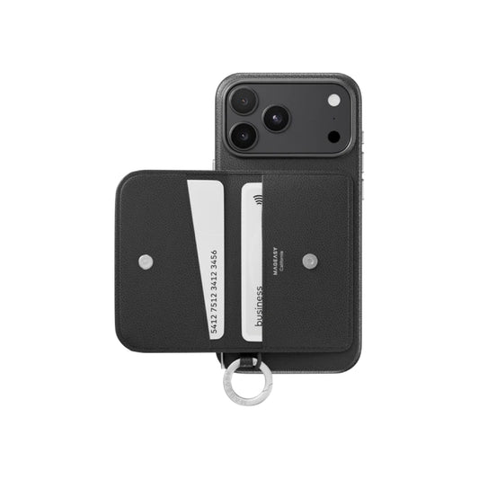 Mageasy Pouch M | Magsafe for iPhone 18 Pro Max / 17 Pro Max - Black